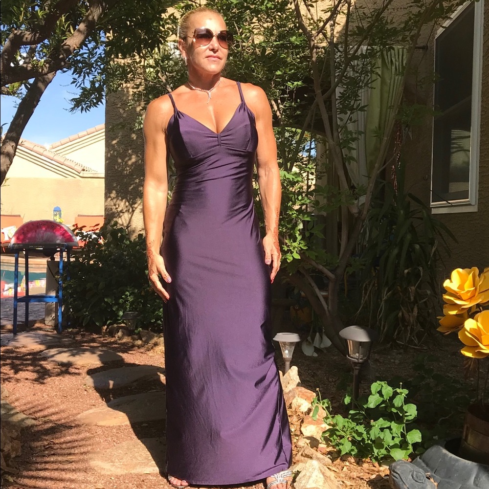 Vintage TRILOGY purple Maxi Dress